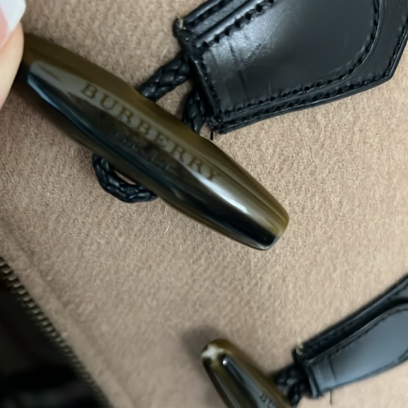 EUC Burberry Brit wool longer coat with hood size 2 - Picture 8 of 9